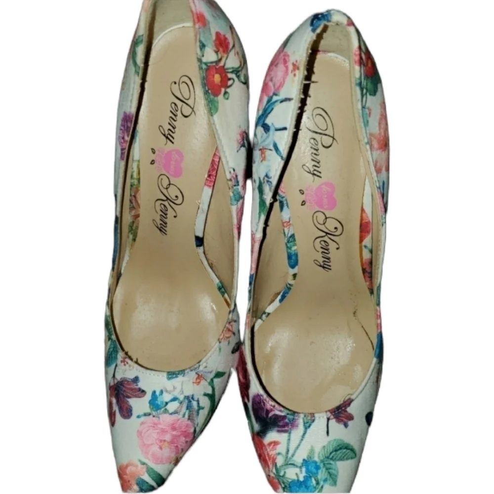 Penny Loves Kenny Floral Heels, almost per…